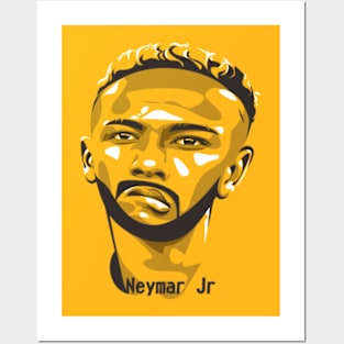 Neymar on Caricature Posters and Art